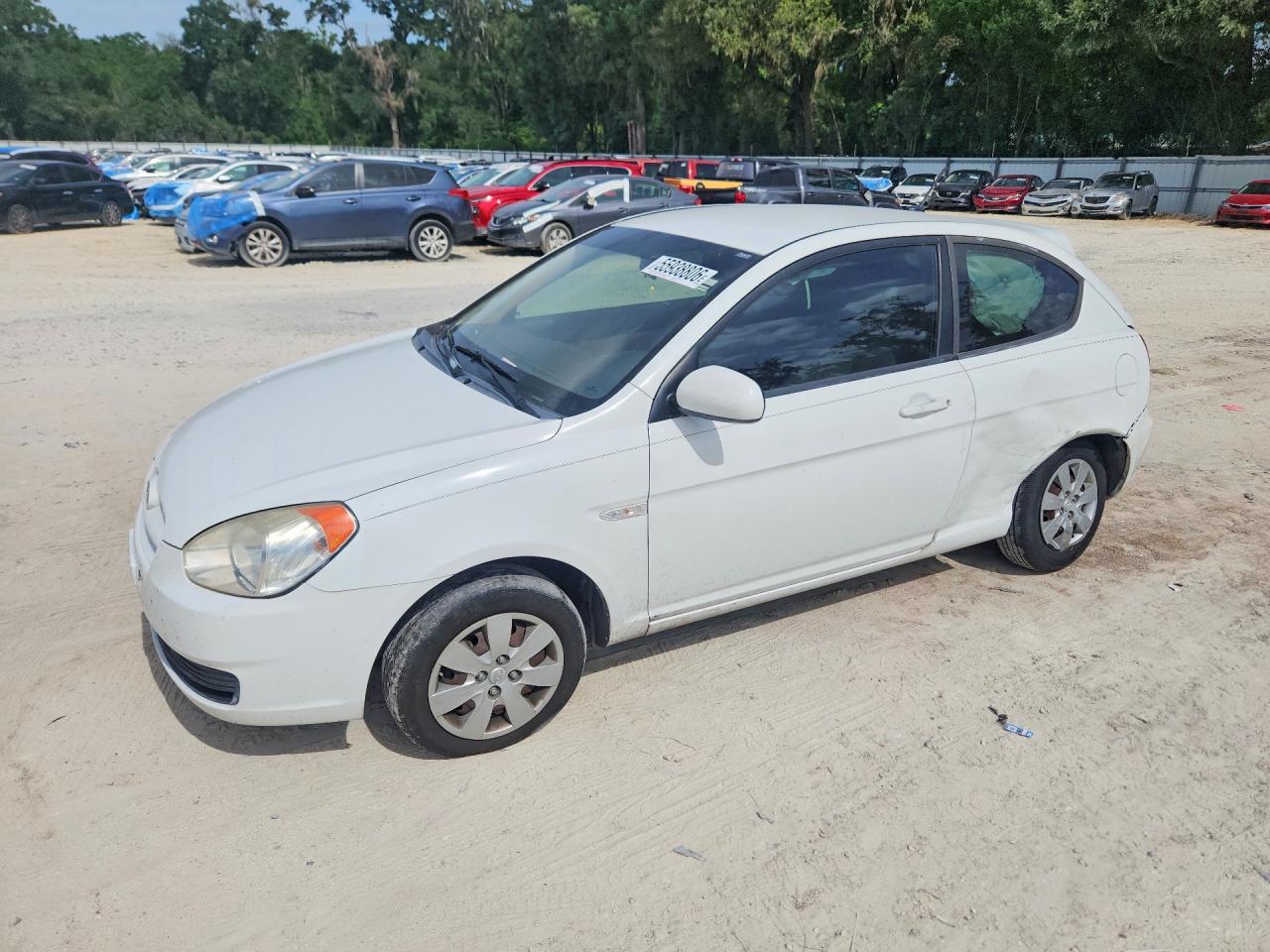 2011 Hyundai Accent GL, VIN KMHCM3AC7BU199907 — Rear end