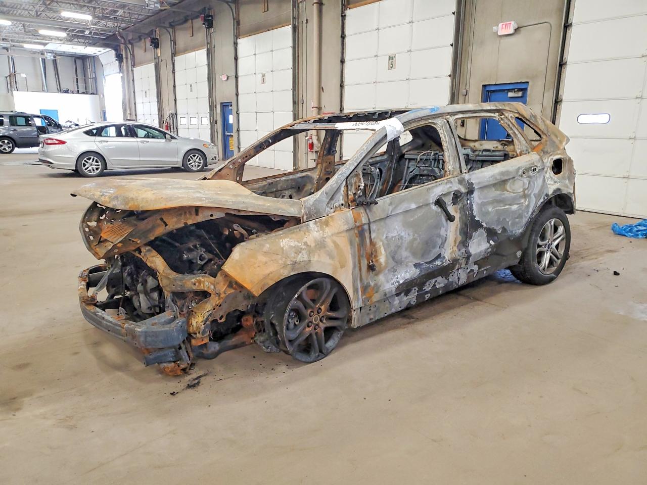 2017 Ford Edge Titanium, VIN 2FMPK4K89HBC49406 — Burn