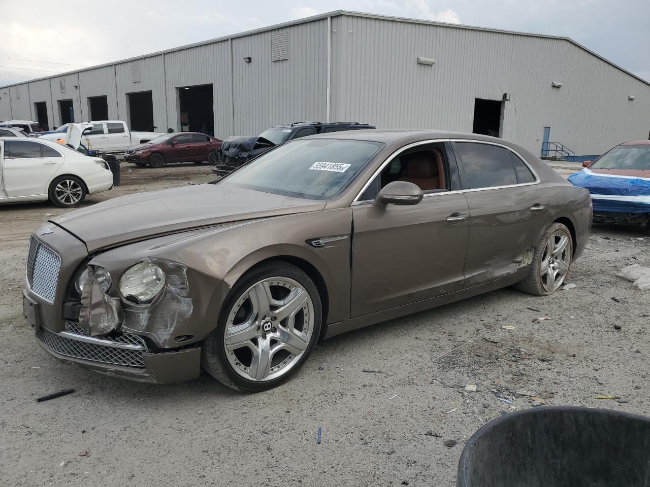 2014 Bentley Flying Spur, VIN SCBEC9ZA9EC091162 — Front end