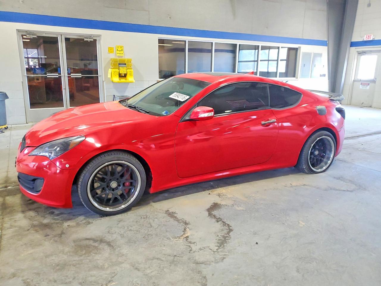 2012 Hyundai Genesis Coupe Grand Touring, VIN KMHHU6KH0CU078199 — Rear end