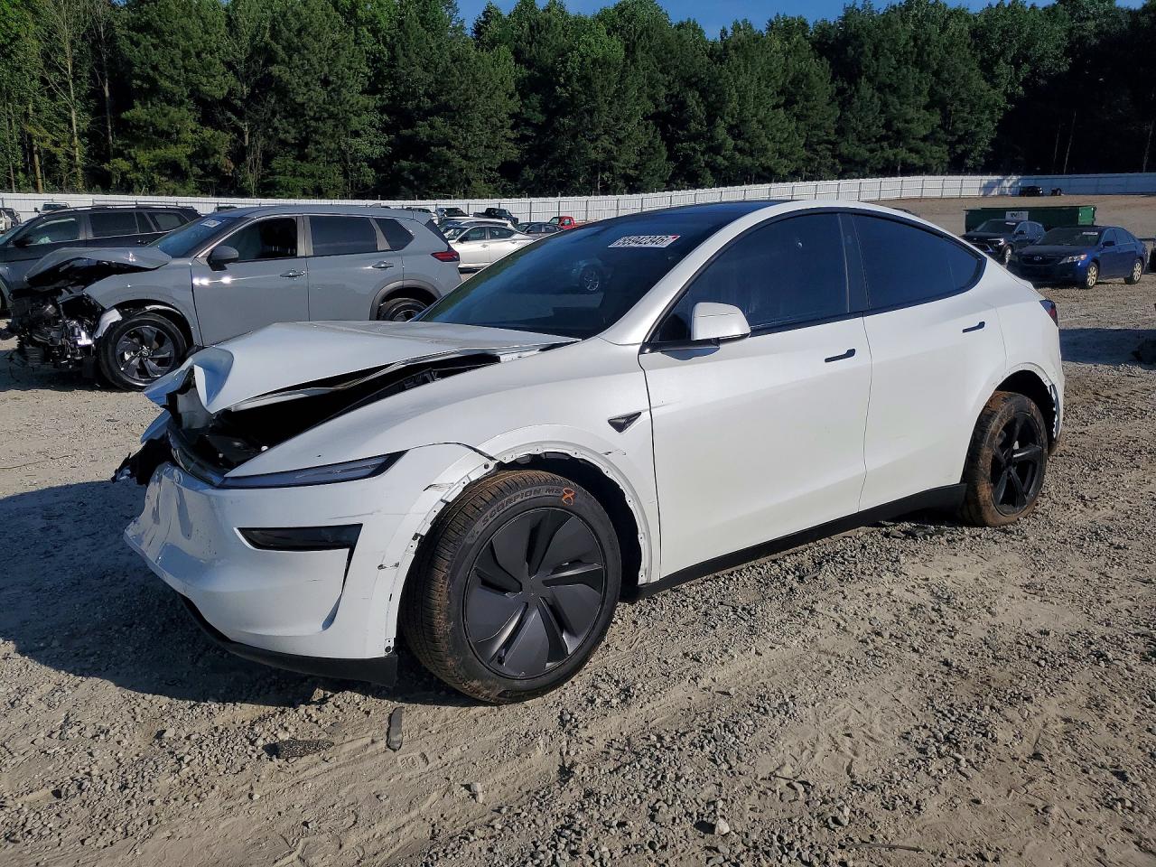 2026 Tesla Model Y Long Range Launch Series, VIN 7SAYGDEE7TA447327 — Vandalism