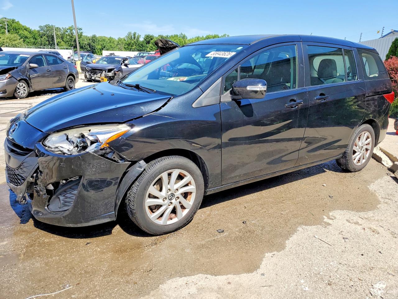 2015 Mazda 5 Sport, VIN JM1CW2BL2F0179018 — Front end