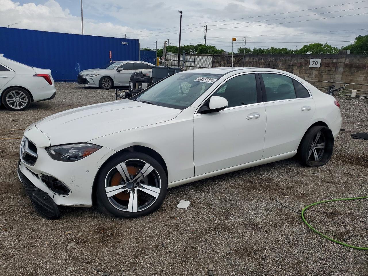 2025 Mercedes-Benz C 300, VIN W1KAF4GB1SR249087 — Undercarriage