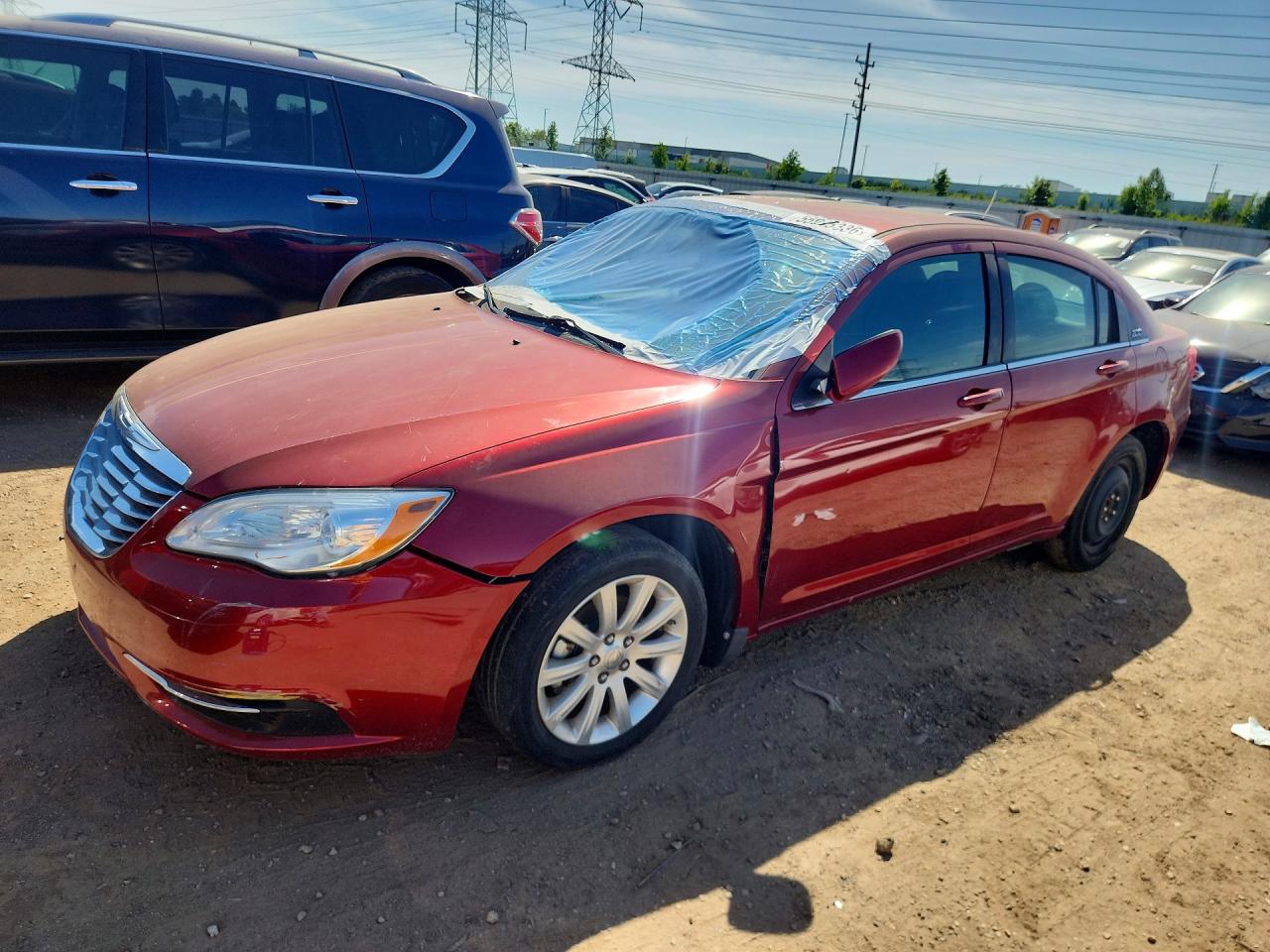 2012 Chrysler 200 Touring, VIN 1C3CCBBB2CN107111 — Front end