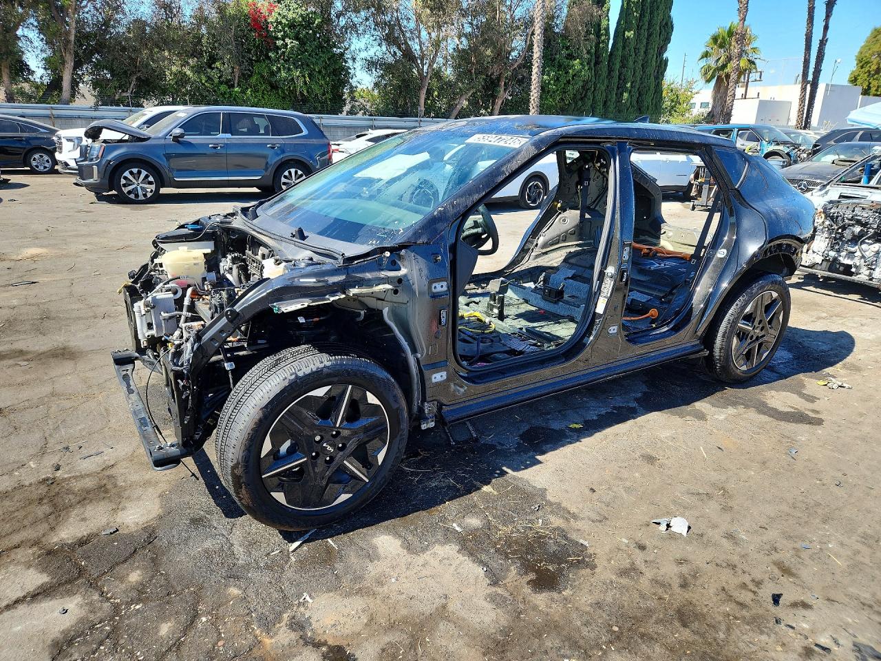 2025 Kia EV6 Wind, VIN 5XYC34JA3SG010344 — Stripped
