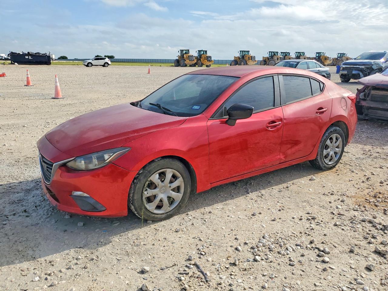 2014 Mazda 3 i SV, VIN JM1BM1T71E1209115 — Front end