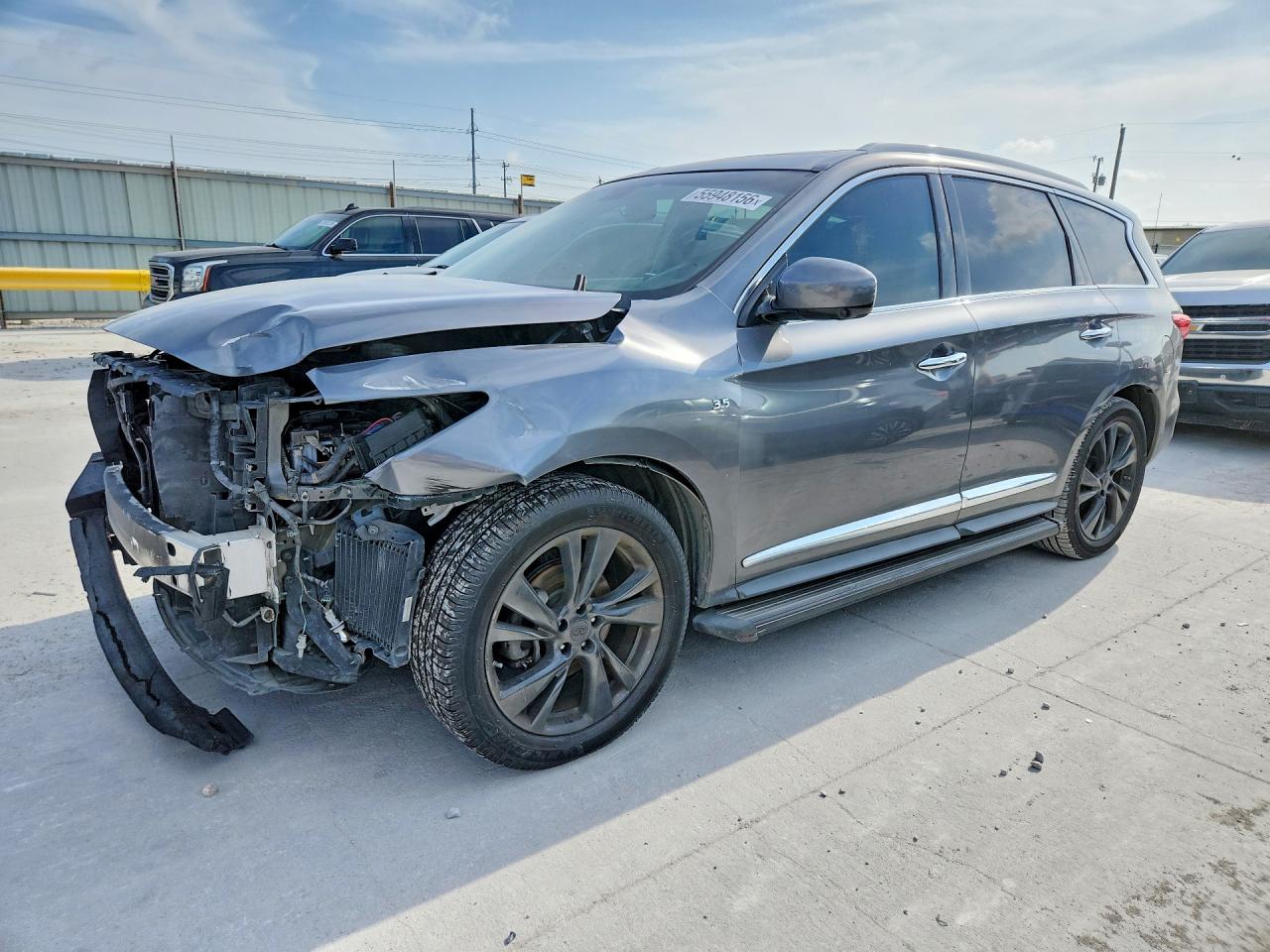 2015 Infiniti QX60, VIN 5N1AL0MNXFC531517 — Front end