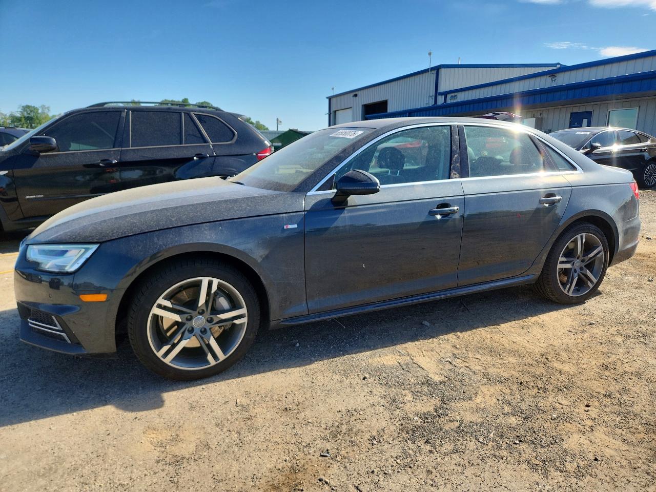 2017 Audi A4 Premium Plus, VIN WAUENAF45HN004614 — Undercarriage