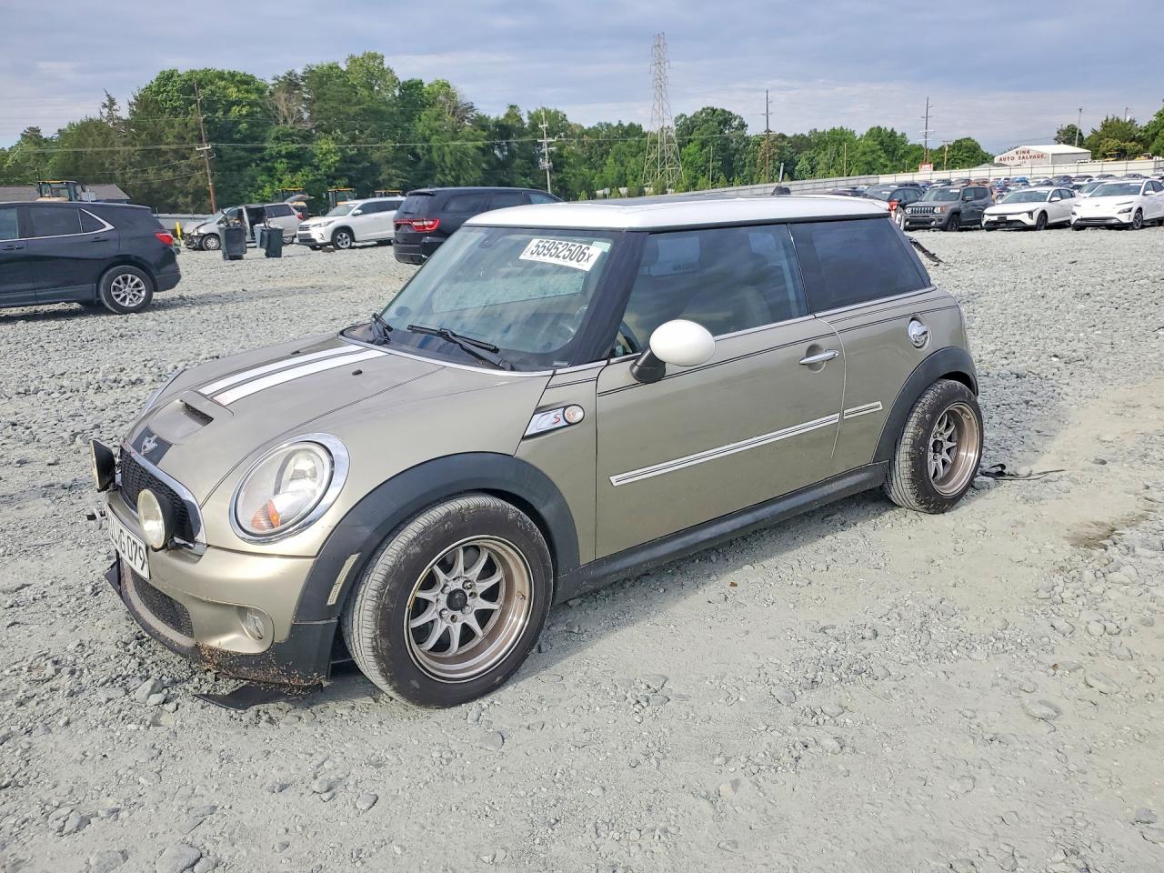 2010 MINI Hardtop S, VIN WMWMF7C52ATZ69599 — Undercarriage