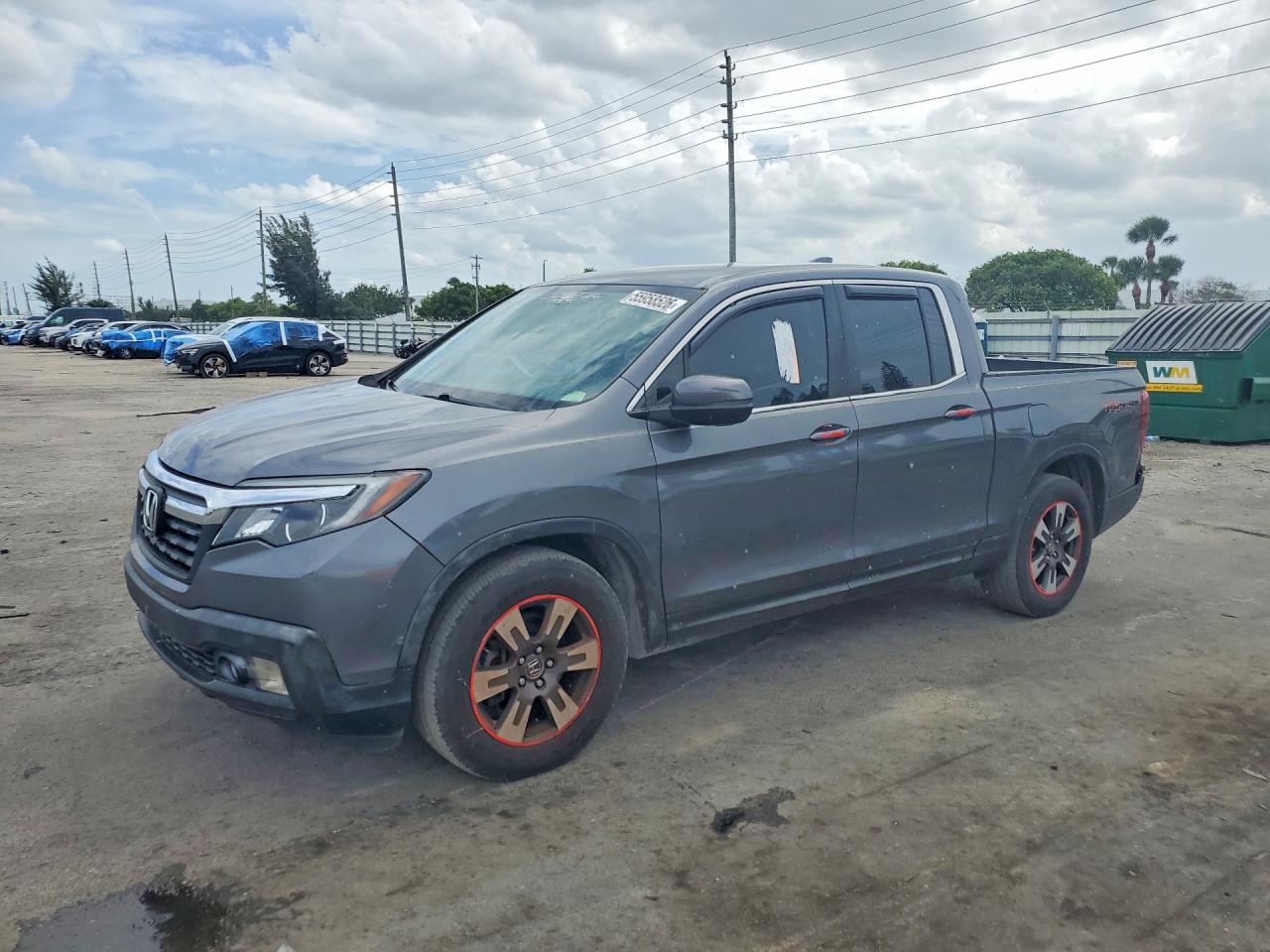 2018 Honda Ridgeline RTL-T, VIN 5FPYK2F66JB002673 — Prior damage history