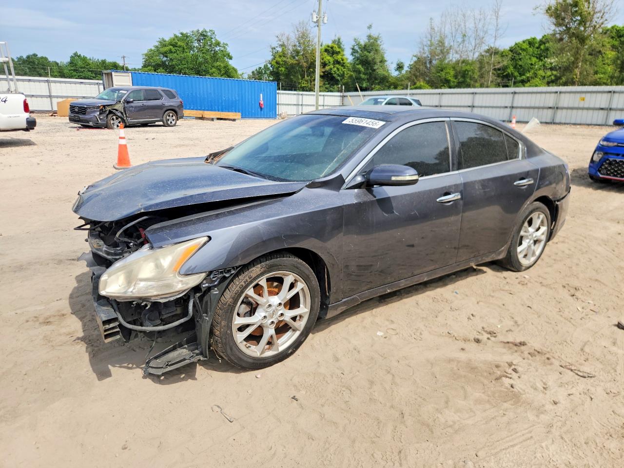 2012 Nissan Maxima SV, VIN 1N4AA5AP4CC843931 — Перед