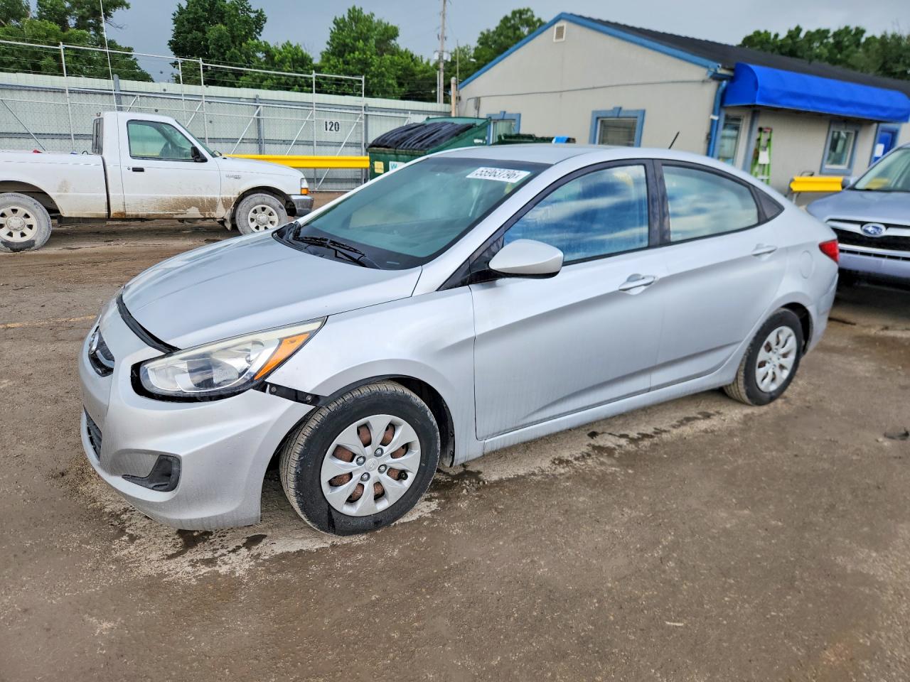 2016 Hyundai Accent SE, VIN KMHCT4AE5GU089309 — Front end