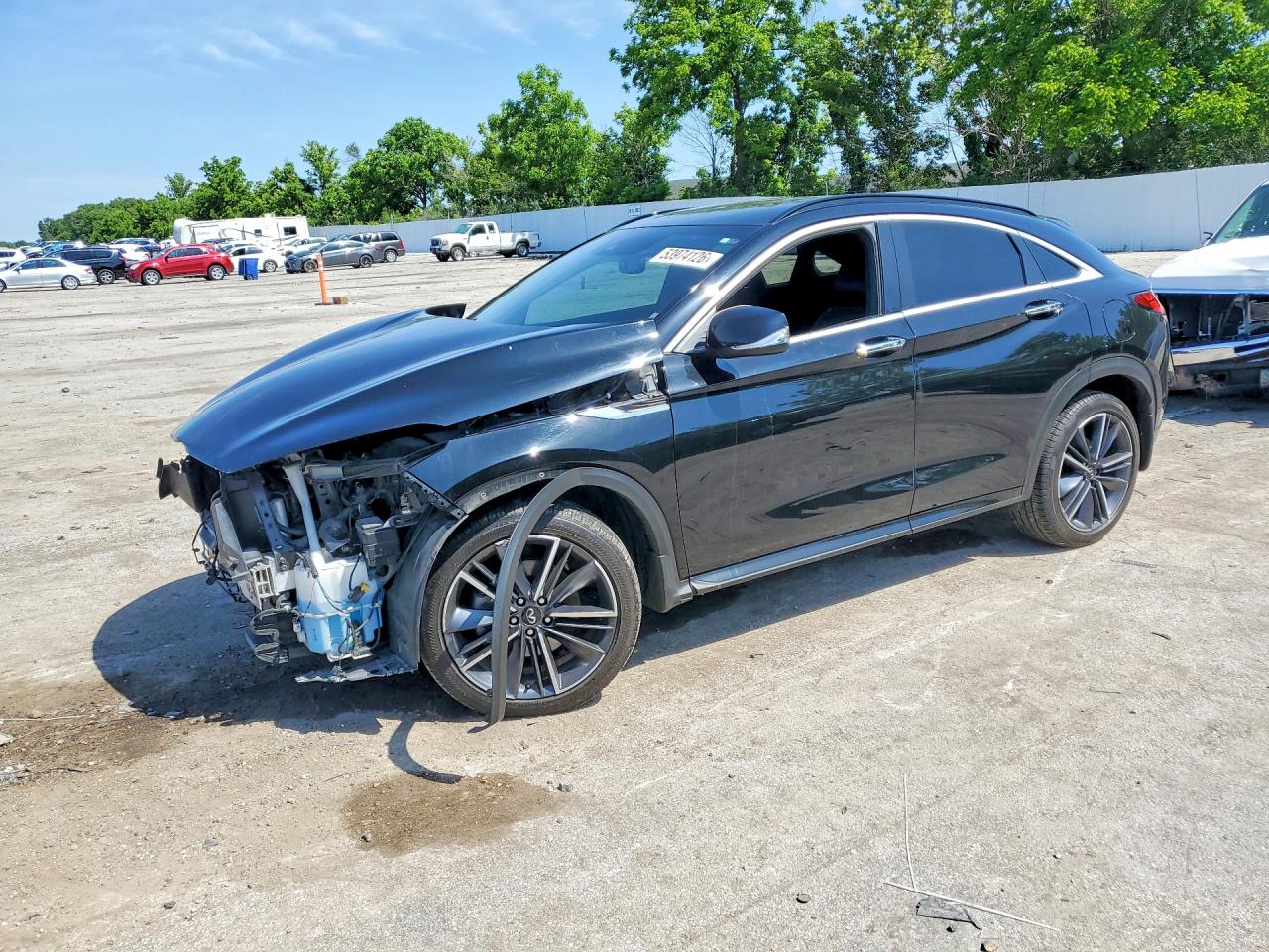 2023 Infiniti QX55 Luxe, VIN 3PCAJ5JR5PF106595 — Front end