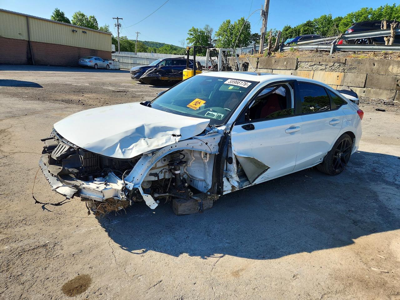 2023 Honda Civic Si, VIN 2HGFE1E59PH470959 — Перед