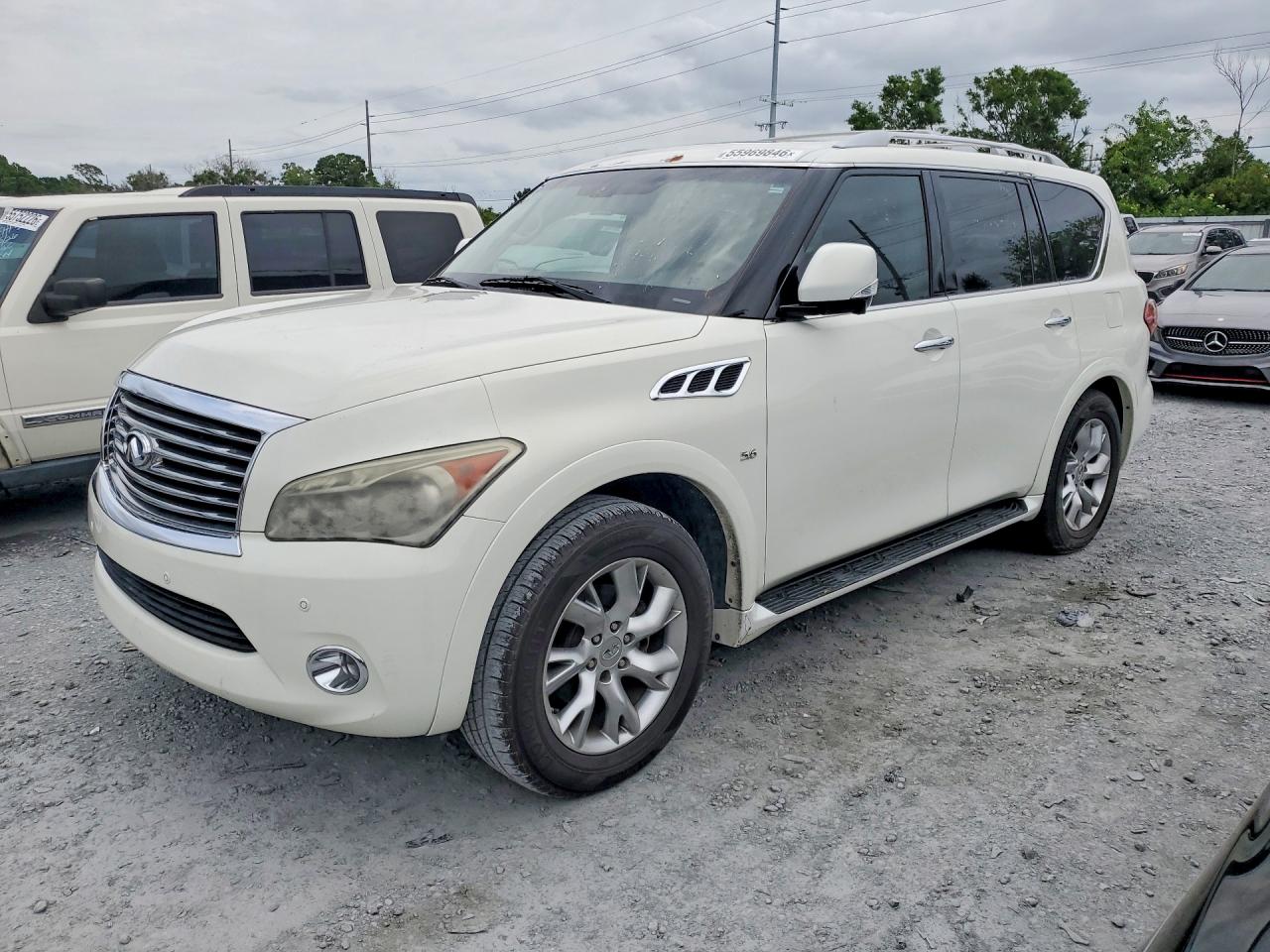 2014 Infiniti QX80, VIN JN8AZ2ND5E9750549 — Minor dents and scratches