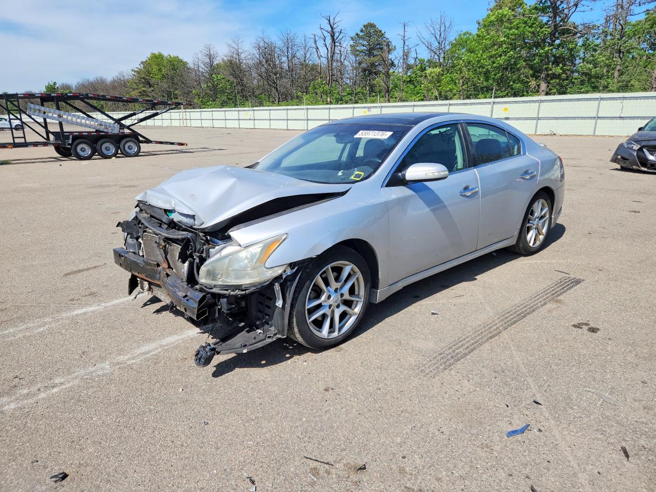 2011 Nissan Maxima SV, VIN 1N4AA5AP2BC866624 — Перед