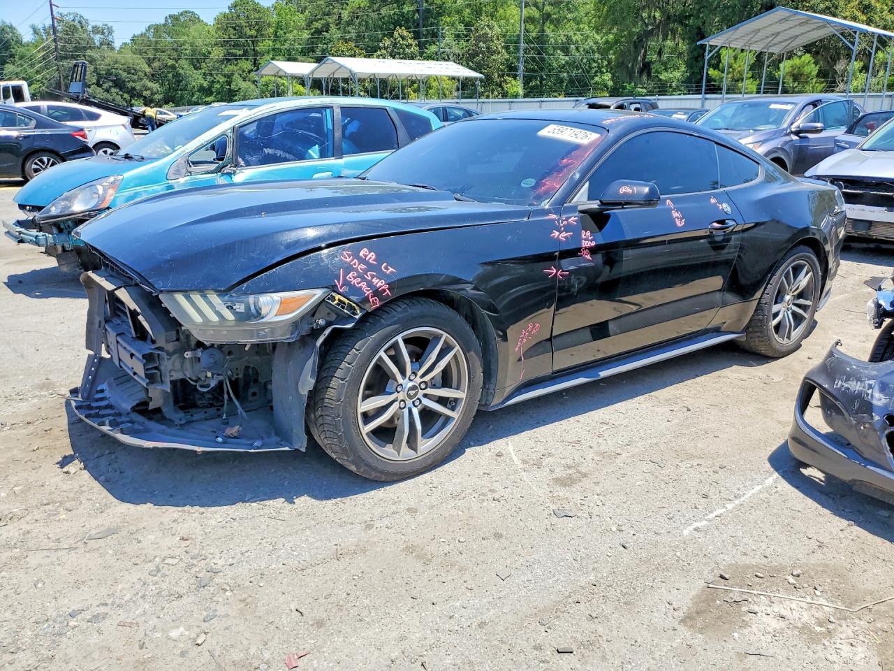 2015 Ford Mustang EcoBoost Premium, VIN 1FA6P8TH6F5372269 — Front end