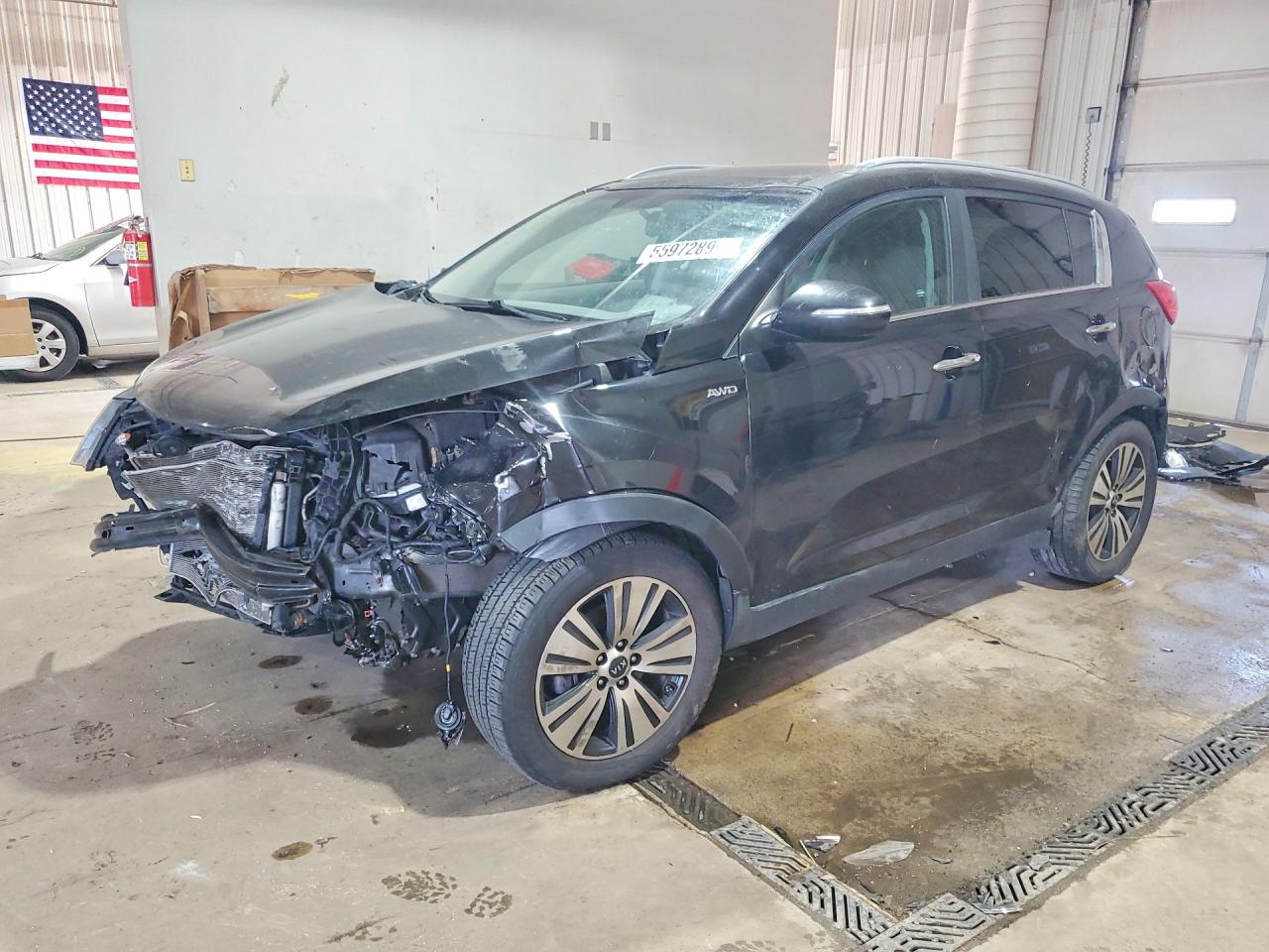 2015 Kia Sportage EX, VIN KNDPCCAC0F7794305 — Front end