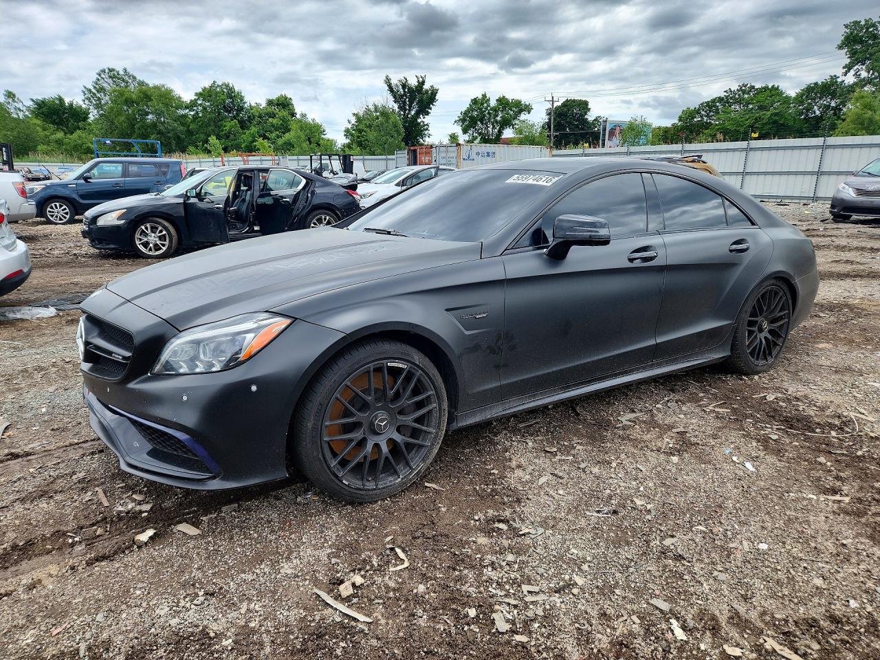 2016 Mercedes-Benz CLS AMG CLS 63 S-Model, VIN WDDLJ7GB6GA165412 — Water / flood
