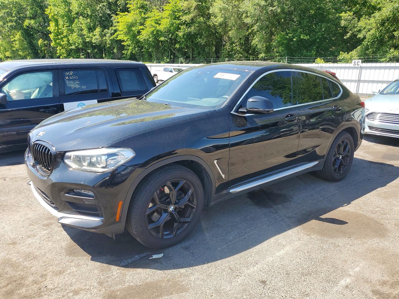 2021 BMW X4 xDrive30i, VIN 5UX2V1C09M9F37206 — Rear end