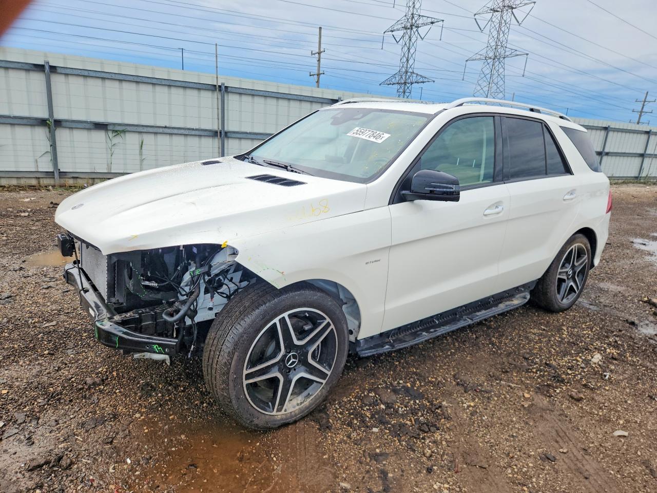 2018 Mercedes-Benz GLE 43 AMG, VIN 4JGDA6EB1JB098498 — Front end