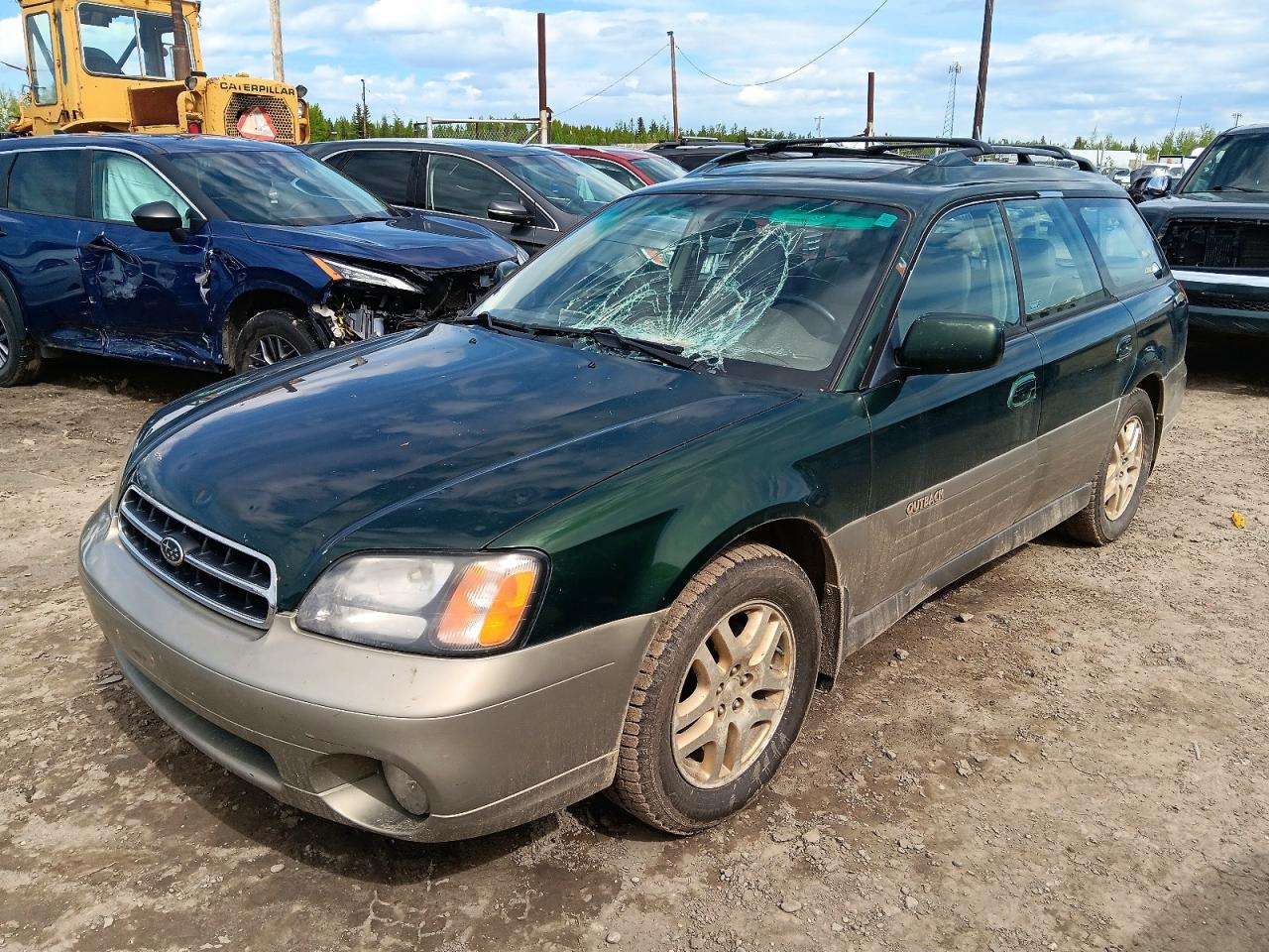 2000 Subaru Legacy Outback Limited, VIN 4S3BH6866Y7643193 — По всему кузову