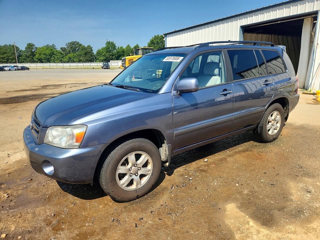 2007 Toyota Highlander, VIN JTEGP21A570132917 — Interior fire