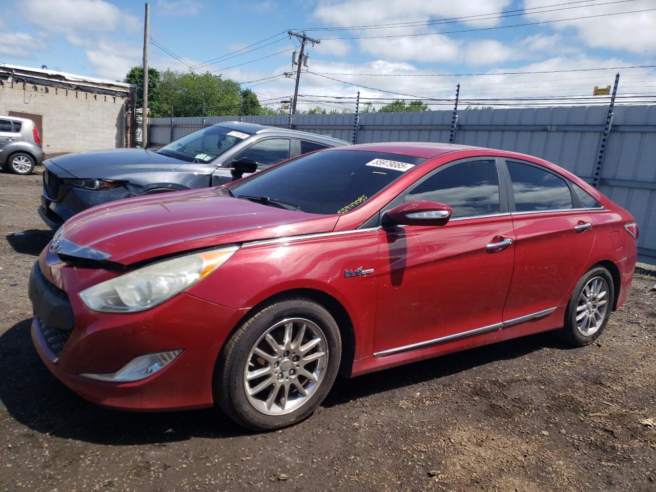 2012 Hyundai Sonata Hybrid, VIN KMHEC4A44CA039593 — Missing or altered VIN