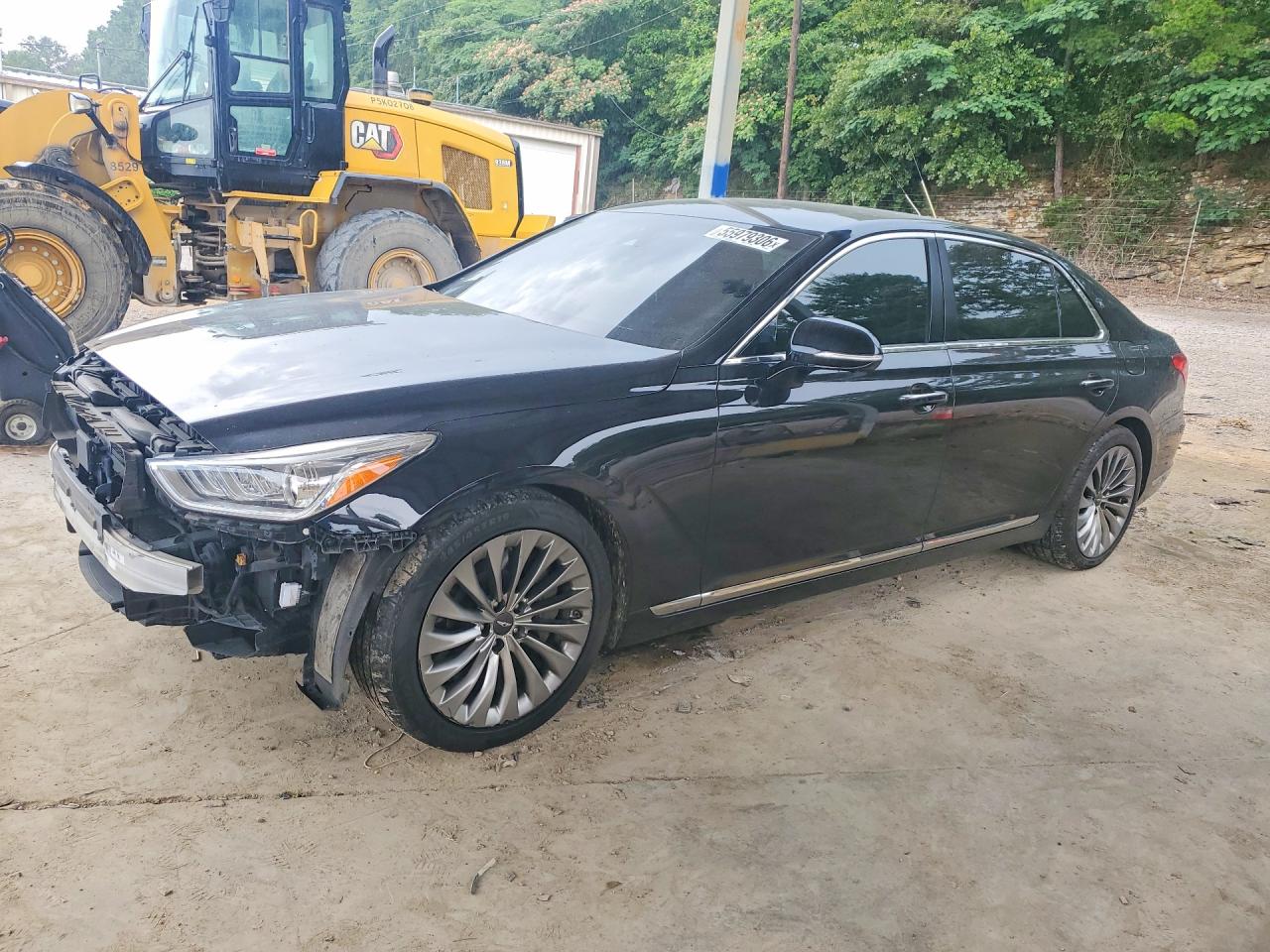 2018 Genesis G90 Ultimate, VIN KMHG54JH1JU038273 — Front end