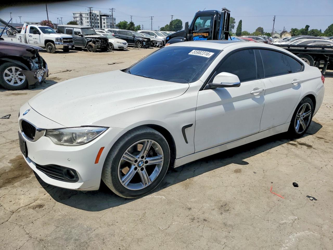 2015 BMW 4 Series 428i, VIN WBA4A9C57FGL87153 — Rear end