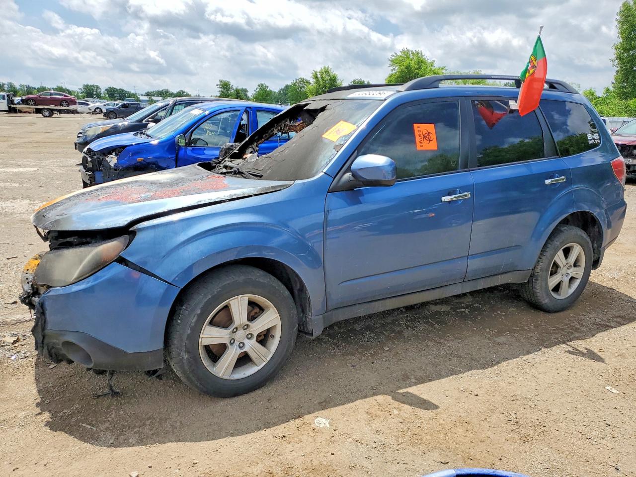 2009 Subaru Forester X, VIN JF2SH63619H737146 — Engine fire