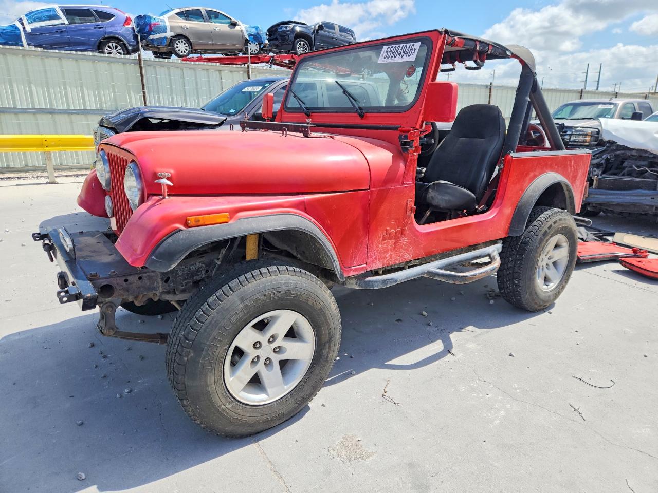 1987 Jeep Wrangler, VIN 2BCCV8112HB542264 — Normal wear