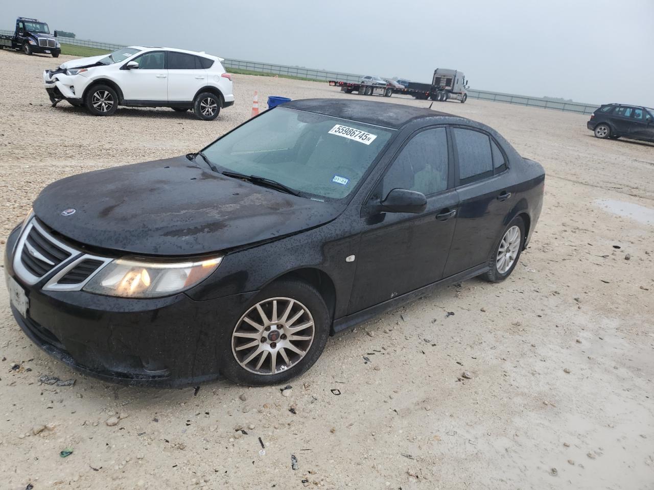 2010 Saab 9-3, VIN YS3FA4CY8A1610300 — Днище