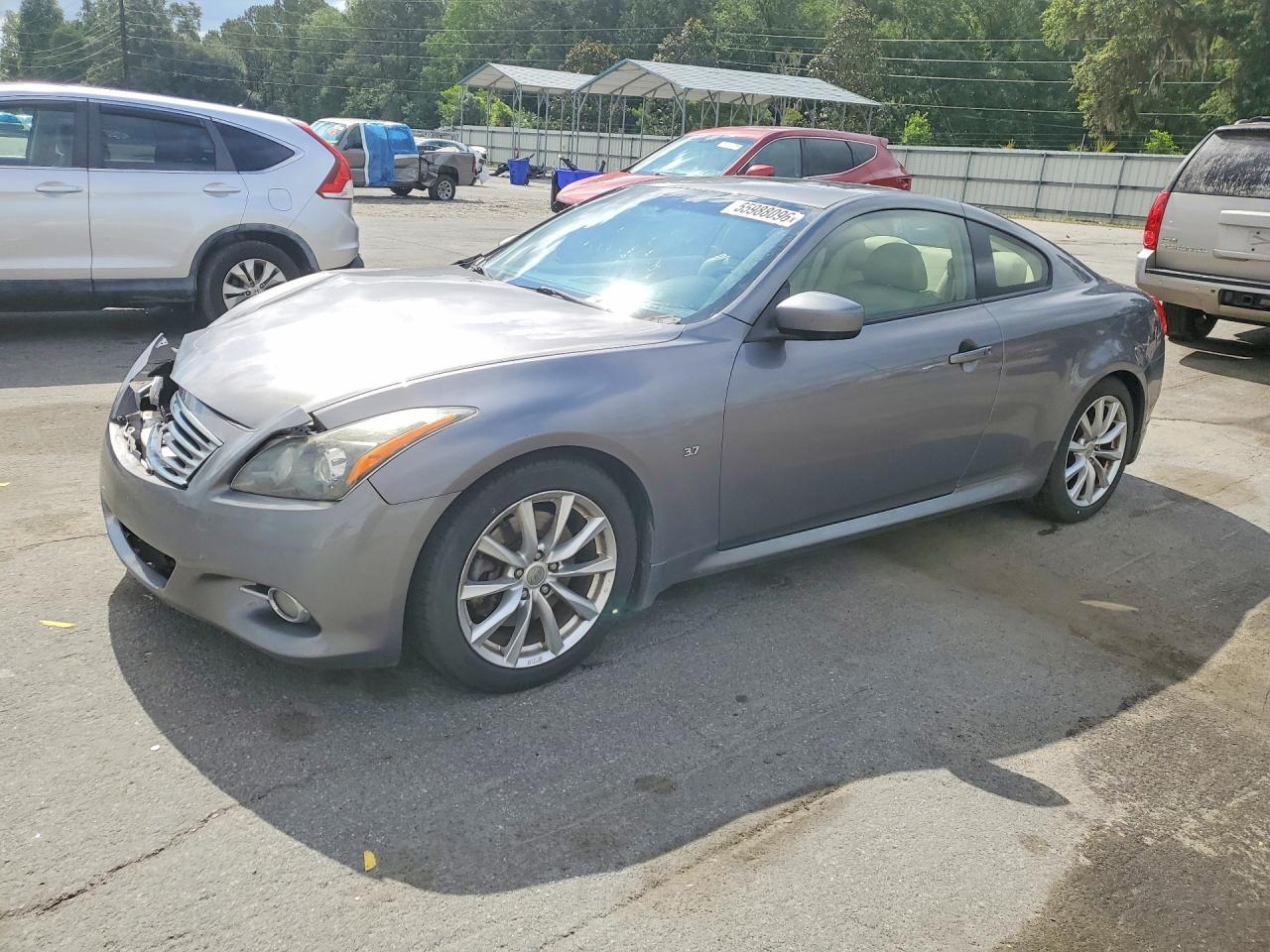 2014 Infiniti Q60 Journey, VIN JN1CV6EK6EM110226 — Front end