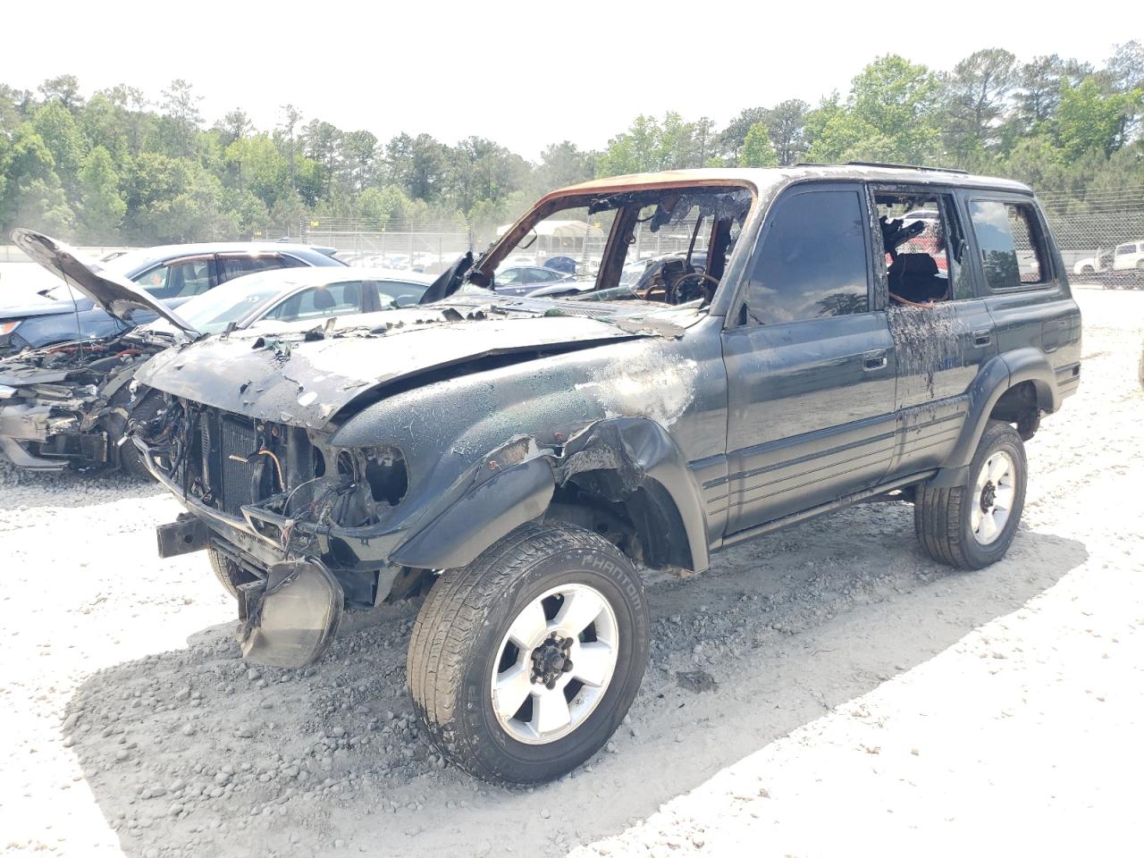 1996 Lexus LX 450, VIN JT6HJ88J0T0130514 — Burn