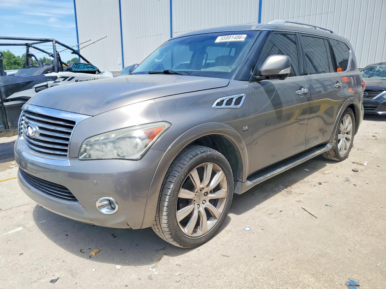 2014 Infiniti QX80, VIN JN8AZ2NE8E9067060 — Minor dents and scratches
