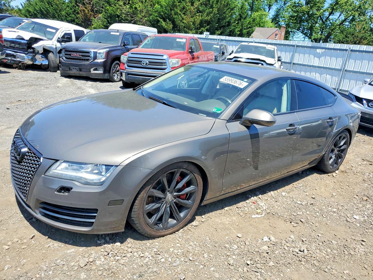 2012 Audi A7 Prestige, VIN WAUSGAFC7CN023954 — Side