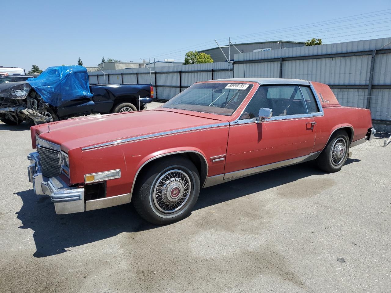 1981 Cadillac Eldorado, VIN 1G6AL5799BE630301 — Зад