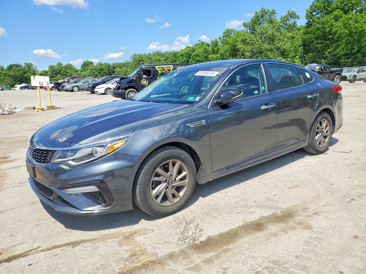 2020 Kia Optima LX, VIN 5XXGT4L38LG381540 — Перед