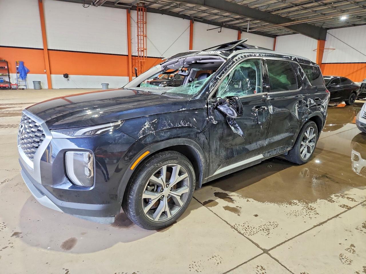 2022 Hyundai Palisade SEL, VIN KM8R3DHE7NU439214 — Rollover