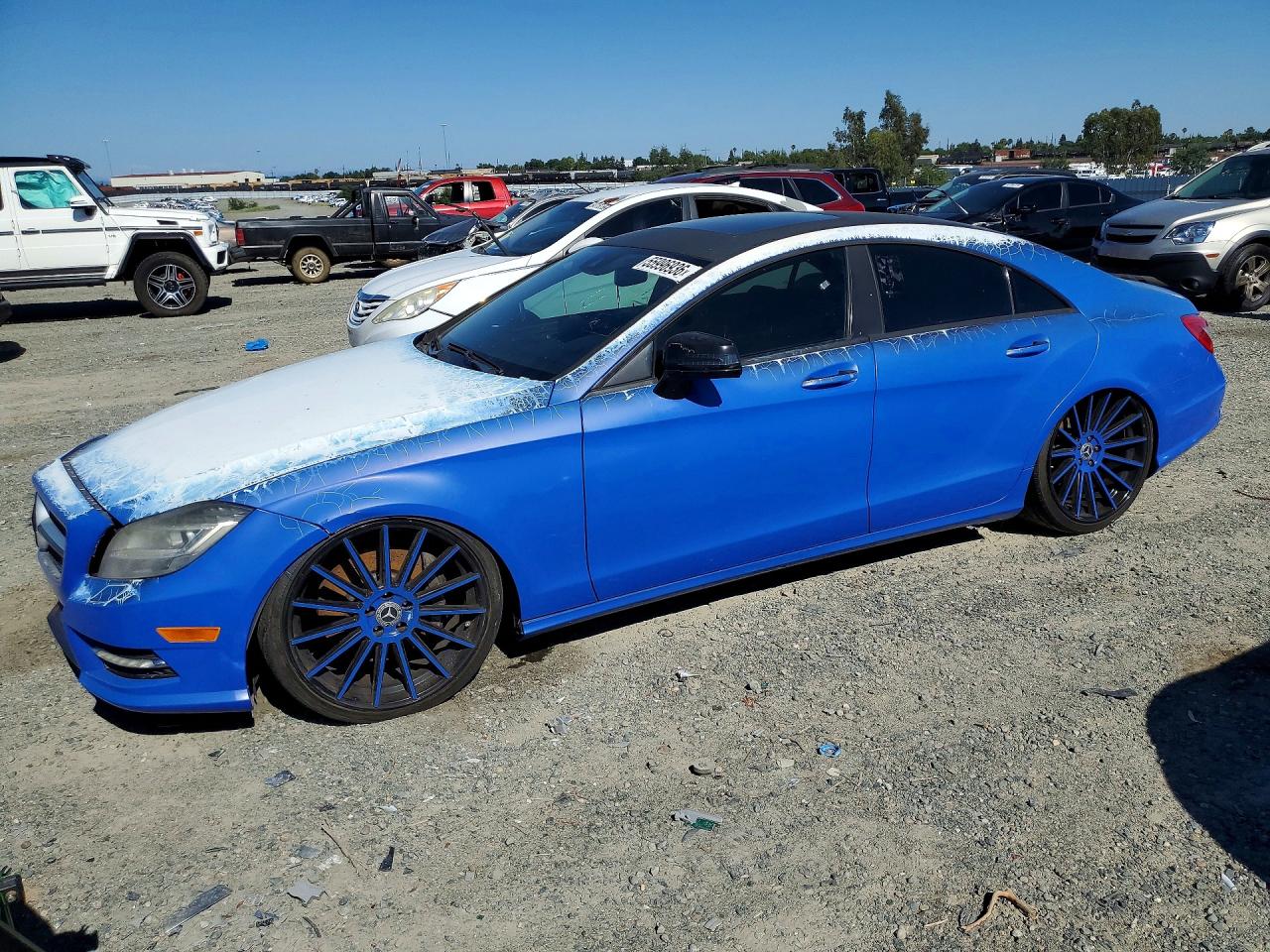 2013 Mercedes-Benz CLS 550, VIN WDDLJ9BB4DA084309 — Front end