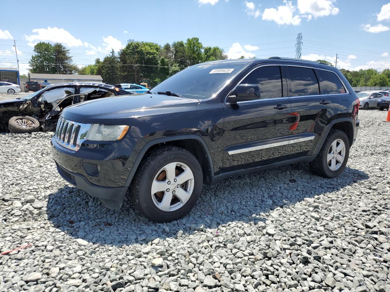 2013 Jeep Grand Cherokee Laredo, VIN 1C4RJFAG5DC557140 — Hail