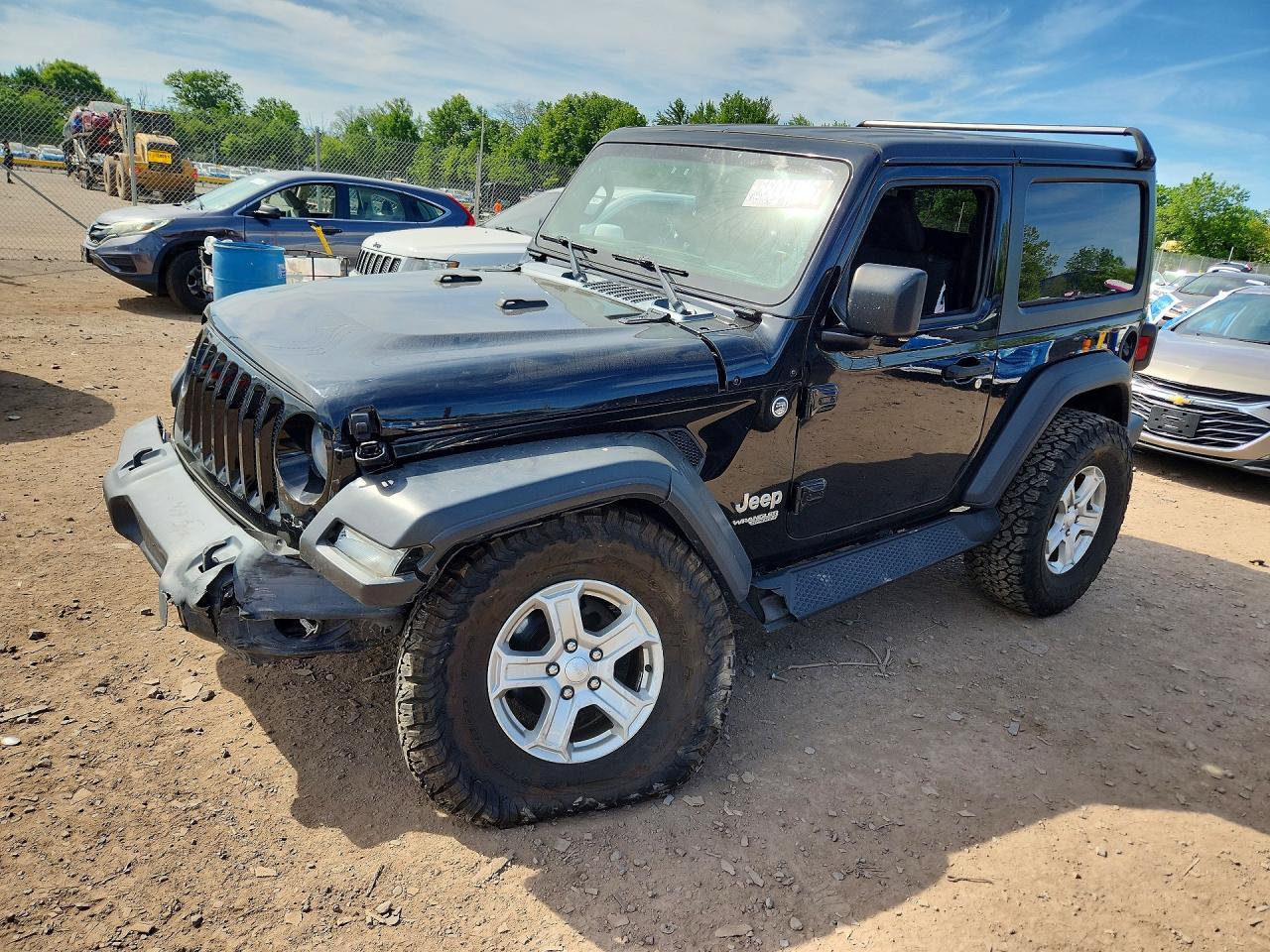 2020 Jeep Wrangler Sport S, VIN 1C4GJXAN1LW181044 — Front end