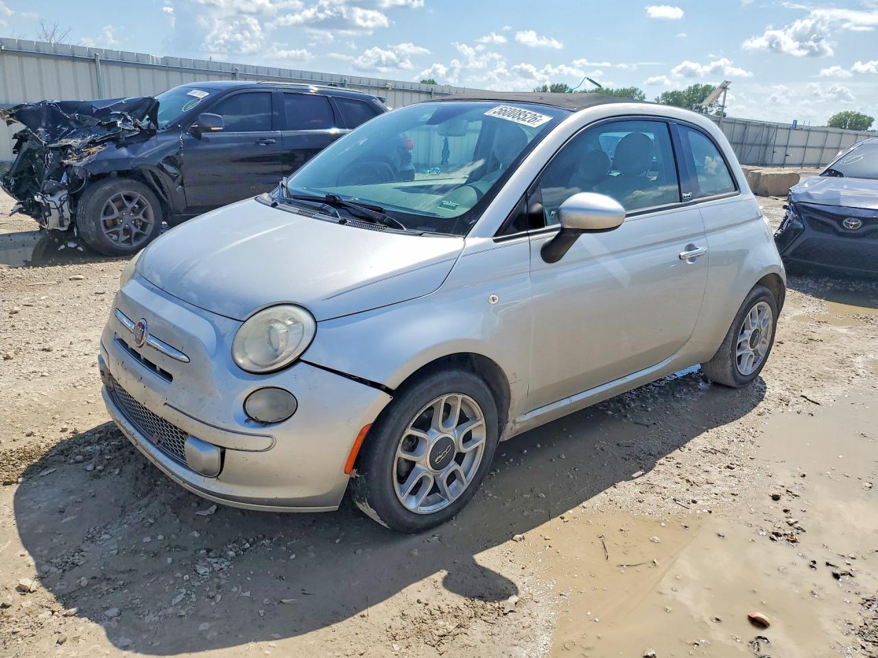 2012 FIAT 500 Pop, VIN 3C3CFFDRXCT128443 — Water / flood