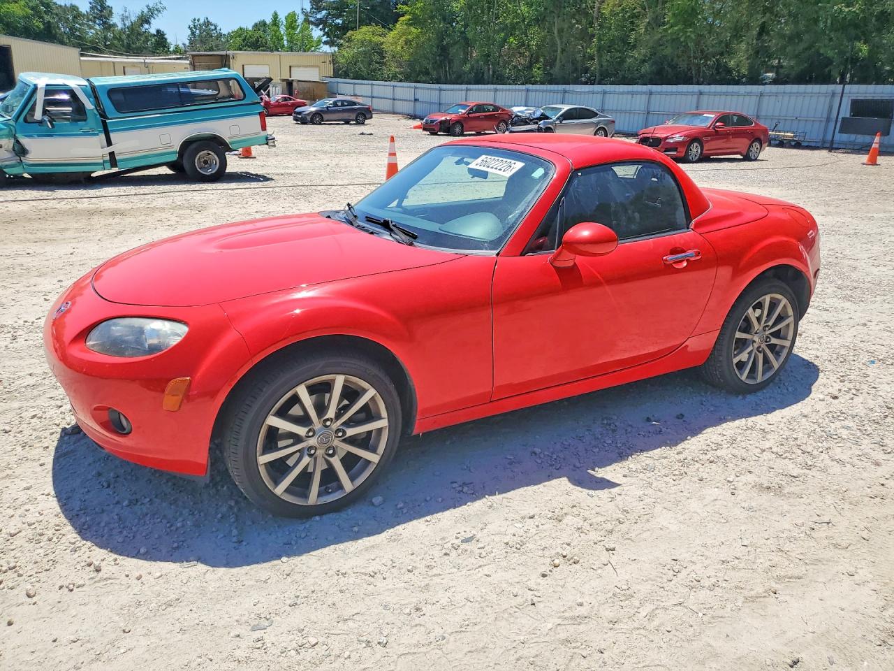 2008 Mazda MX-5 Miata Grand Touring, VIN JM1NC26F880149644 — Rear end