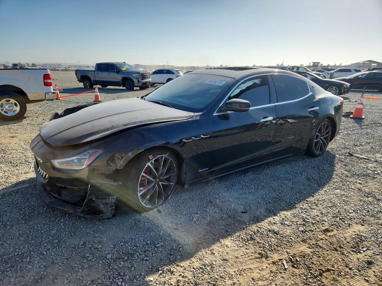 2021 Maserati Ghibli GranLusso, VIN ZAM57XSL4M1362779 — Front end