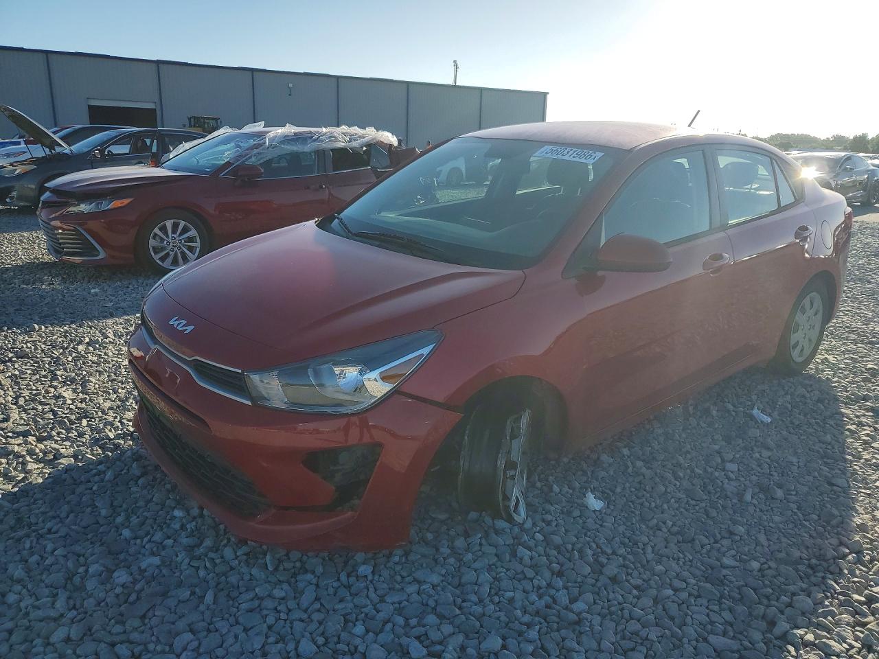 2023 Kia Rio LX, VIN 3KPA24AD2PE532391 — Front end