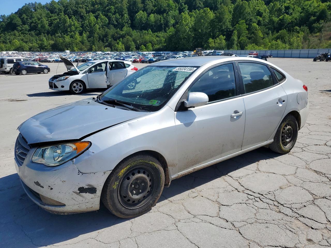 2010 Hyundai Elantra GLS, VIN KMHDU4AD7AU841463 — Front end