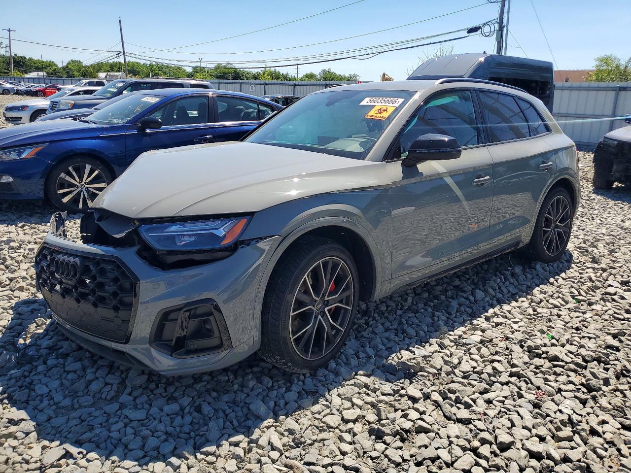 2022 Audi SQ5 Premium Plus, VIN WA1B4AFY6N2025555 — Side