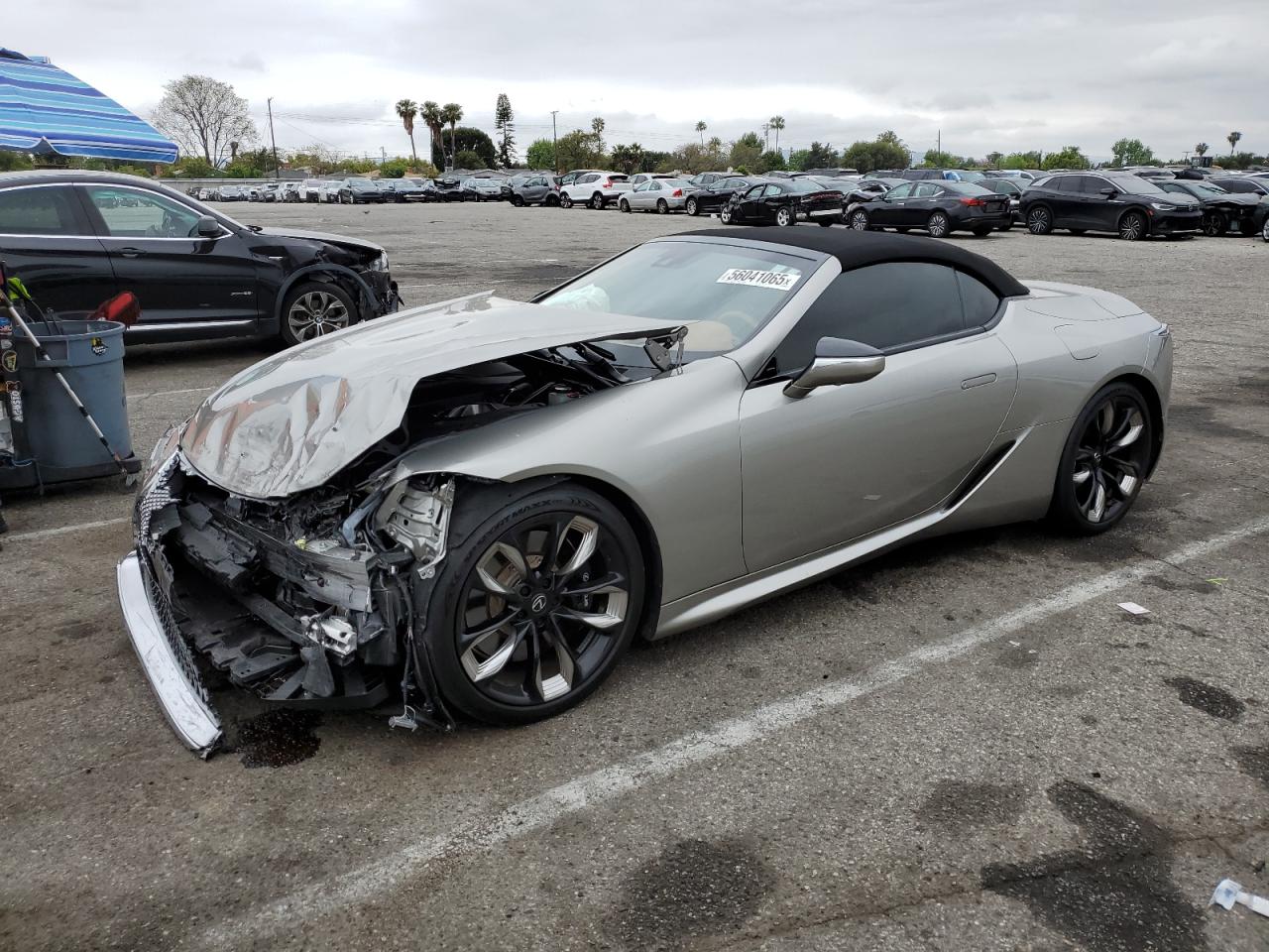 2024 Lexus LC 500h, VIN JTHMPAAY2RA107886 — Front end